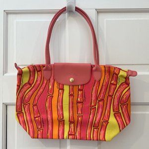 Longchamp Tote Bag in Bamboo Print - Limited Edition